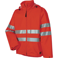 Veste imperm&eacute;able Narvik , Polyester, Orange haute visibilit&eacute;, Petit Helyx Safety & Industrial Supplies