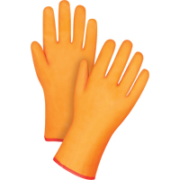 Winter-Lined Chemical-Resistant Gloves, Size Large/9, 12" L, PVC, Foam Fleece Inner Lining, Winter Weight Helyx Safety & Industrial Supplies