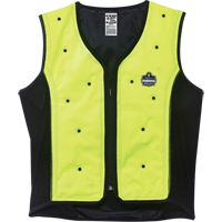 Vestes refroidissantes &agrave; &eacute;vaporation s&egrave;che Chill-Its 6685, Moyen, Jaune lime haute visibilit&eacute; Helyx Safety & Industrial Supplies