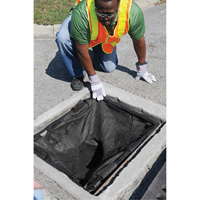 Square Ultra-Drain Guard&reg; Catch Basin Insert with Overflow Port, Oil & Sediment, 16" - 28" L x 20" - 36" W Helyx Safety & Industrial Supplies