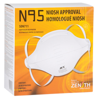Respirateur contre les particules, N95, Certifi&eacute; NIOSH, Moyen/grand Helyx Safety & Industrial Supplies