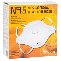 Respirateur contre les particules, N95, Certifi&eacute; NIOSH, Moyen/grand Helyx Safety & Industrial Supplies