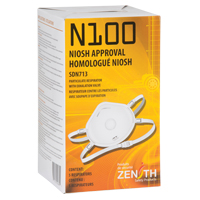 Particulate Respirator, N100, NIOSH Certified, Medium/Large Helyx Safety & Industrial Supplies