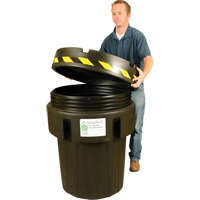 Baril de r&eacute;cup&eacute;ration Ultra-Recycled Overpack, 95 gal., Stationnaire Helyx Safety & Industrial Supplies
