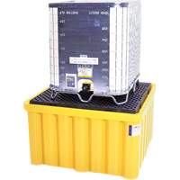 Ultra-IBC Spill Pallet&reg; with Drain, 400 US gal. Spill Capacity, 58.75" x 58.75" x 33" Helyx Safety & Industrial Supplies