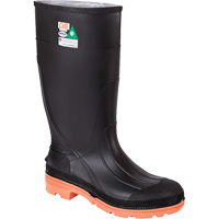 Bottes de travail PRM, PVC, Embout Acier, Pointure 11, Semelle R&eacute;sistant aux perforations Helyx Safety & Industrial Supplies