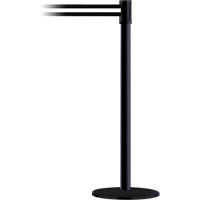 Poteau receveur robuste &agrave; ligne double, Hauteur de 38", Jaune Helyx Safety & Industrial Supplies
