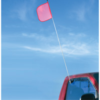 Safety Whip&reg; Light-Duty Whips, Window Mount, 5' High, Orange Helyx Safety & Industrial Supplies