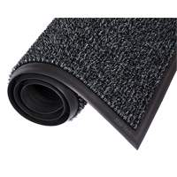 Astro-Plus Mat, Polyethylene, Scraper Type, Textured Pattern, 3-3/10' x 4', Charcoal Helyx Safety & Industrial Supplies