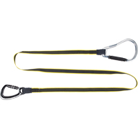 Heavy Duty Rail Tool Lanyard, Fixed Length, Dual Carabiner Helyx Safety & Industrial Supplies