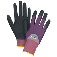 ZX-2 Premium Coated Gloves, 7/Small, Nitrile/Foam Nitrile Coating, 18 Gauge, Nylon Shell Helyx Safety & Industrial Supplies