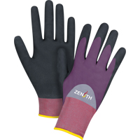 ZX-2 Premium Coated Gloves, 9/Large, Nitrile/Foam Nitrile Coating, 18 Gauge, Nylon Shell Helyx Safety & Industrial Supplies