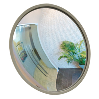 Convex Mirror with Bracket, Indoor/Outdoor, 12" Diameter Helyx Safety & Industrial Supplies
