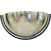 180° Dome Mirror, Half Dome, Closed Top, 18" Diameter Helyx Safety & Industrial Supplies