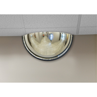 180° Dome Mirror, Half Dome, Closed Top, 18" Diameter Helyx Safety & Industrial Supplies