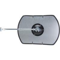 Roundtangular Convex Mirror with Telescopic Arm, 12" H x 18" W, Indoor/Outdoor Helyx Safety & Industrial Supplies