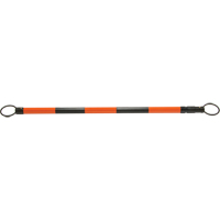 Barre pour c&ocirc;ne de circulation r&eacute;tractable, Longueur d&eacute;ploy&eacute;e de 7' 5'', Noir/Orange Helyx Safety & Industrial Supplies