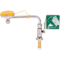 Poste de douche oculaire/faciale Axion, Installation Montage sur &eacute;vier Helyx Safety & Industrial Supplies