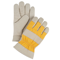 Premium Winter-Lined Work Gloves, Medium, Grain Pigskin Palm, Foam Fleece Inner Lining Helyx Safety & Industrial Supplies