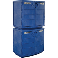 Polyethylene Corrosive/Acid Cabinet, 24 gal., 36" x 35" x 25" Helyx Safety & Industrial Supplies