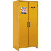 Armoire d'entreposage 90 minutes s&eacute;curitaire et conforme &agrave; la norme EN, 30 gal., 2 Porte(s), 35,16" La x 76,89" h x 24,21" p Helyx Safety & Industrial Supplies