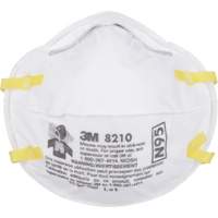 8210 Particulate Respirators, N95, NIOSH Certified Helyx Safety & Industrial Supplies
