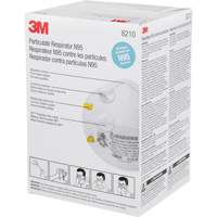 8210 Particulate Respirators, N95, NIOSH Certified Helyx Safety & Industrial Supplies