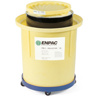 Poly-Collector 66 with Steel Drum, 32.5" dia. x 42" H, 70 US gal. Spill Cap. Helyx Safety & Industrial Supplies