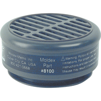 8000 Series Replacement Cartridges, Gas/Vapour Cartridge, Organic Vapour Helyx Safety & Industrial Supplies