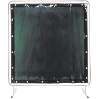 Welding Screen and Frame, Green, 5' x 5' Helyx Safety & Industrial Supplies