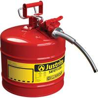 AccuFlow Safety Cans, Type II, Steel, 1 US gal., Red, FM Approved/UL/ULC Listed Helyx Safety & Industrial Supplies