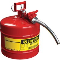 AccuFlow Safety Cans, Type II, Steel, 5 US gal., Red, FM Approved/UL/ULC Listed Helyx Safety & Industrial Supplies