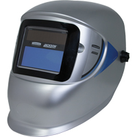 WH40 Variable ADF Welding Helmet, 3.77" L x 1.65" W View Area, 9 - 13 Shade Range, Silver Helyx Safety & Industrial Supplies