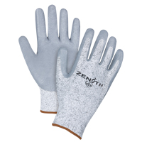 Gants &eacute;lastiques sans coutures r&eacute;sistants &agrave; la coupe, Taille Grand/9, Calibre 13, Rev&ecirc;tement Nitrile, Enveloppe en PEHP, ANSI/ISEA 105 niveau 2/EN 388 niveau 3 Helyx Safety & Industrial Supplies