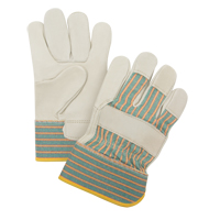 Gants pour ajusteur r&eacute;sistant &agrave; l'abrasion, Moyen, Paume en Cuir fleur de vache Helyx Safety & Industrial Supplies
