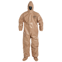 Combinaison de protection Tychem 5000 avec capuchon, Petit, Brun Helyx Safety & Industrial Supplies