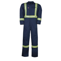 Westex UltraSoft&reg; Unlined Coveralls, Size 34/36, Navy Blue, 12.4 cal/cm2 Helyx Safety & Industrial Supplies