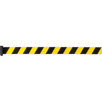 Tape Cassettes for Build-Your-Own Crowd Control Barriers, 7', Yellow Tape Helyx Safety & Industrial Supplies