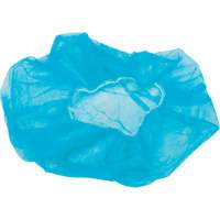 Non-Woven Bouffant Caps, Polypropylene, 21"/Large, Blue Helyx Safety & Industrial Supplies