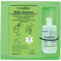 Support mural pour solution saline de douche oculaire, Simple Helyx Safety & Industrial Supplies
