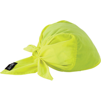 Chill-Its&reg; 6710CT Cooling Triangle Hats, High Visibility Lime-Yellow Helyx Safety & Industrial Supplies