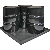 Econo Spill Shells, 51" L x 47" W x 5" H, 36 US gal. Spill Capacity Helyx Safety & Industrial Supplies