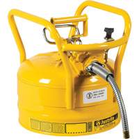 Bidons s&eacute;curitaires D.O.T. de AccuFlow, Type II, Acier, 2,5 gal. US, Jaune, Homologu&eacute; FM Helyx Safety & Industrial Supplies