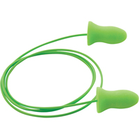 Meteors&reg; Foam Earplugs, Bulk - Box, Corded Helyx Safety & Industrial Supplies