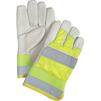Yellow High-Visibility Superior Warmth Fitters Gloves, Large, Grain Cowhide Palm, Thinsulate Inner Lining Helyx Safety & Industrial Supplies