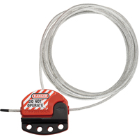 Adjustable Cable Lockouts, 15' Length Helyx Safety & Industrial Supplies