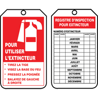 Safety Tags, Cardstock, 3-1/8" W x 5-7/8" H, French Helyx Safety & Industrial Supplies