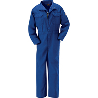 Combinaisons de premi&egrave;re qualit&eacute; r&eacute;sistantes aux flammes, Taille 38, Bleu royal, 5,1 cal/cm² Helyx Safety & Industrial Supplies