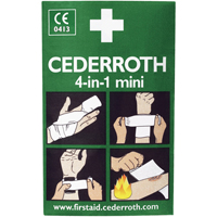 Cederroth 4-in-1 Bloodstopper, 5" L x 3" W Helyx Safety & Industrial Supplies