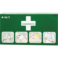 Cederroth 4-in-1 Bloodstopper, 9" L x 5-1/2" W Helyx Safety & Industrial Supplies